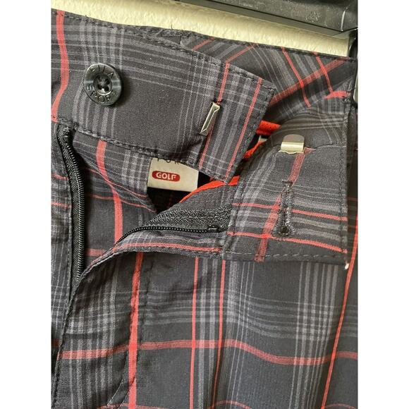 FILA SPORT GOLF Black Plaid Performance Stretch Mens Shorts Size 36 Inseam 11 - Picture 6 of 7
